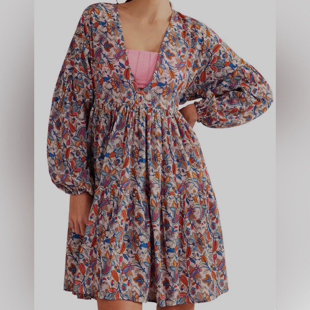 Boden Relaxed Tiered Beach Dress US6/UK10